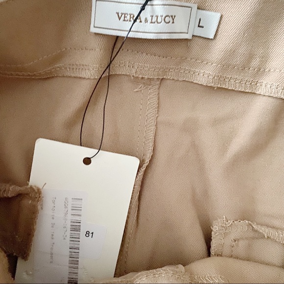 Nasty Gal Tan Belted Trousers - Picture 7 of 9